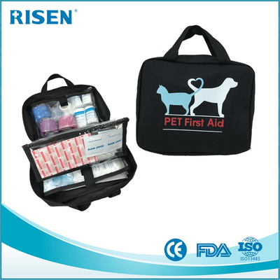 FDA approved customize logo printing mini portable pet first aid kit first aid pouch